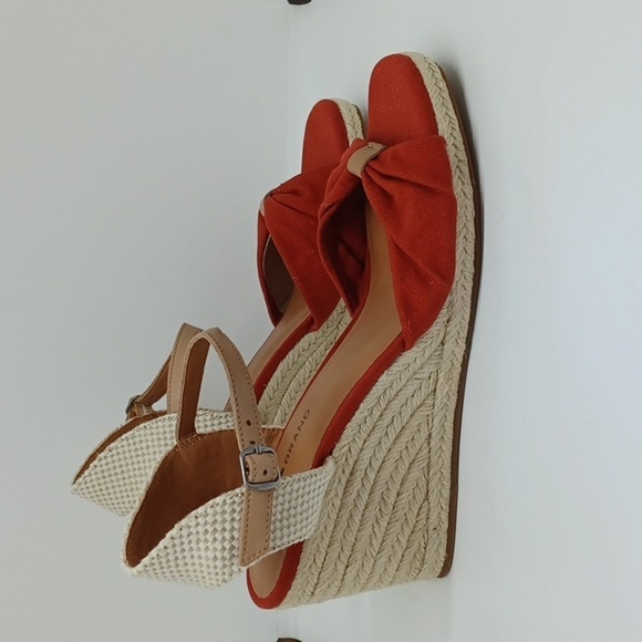 New Lucky Brand Macrimay Espadrille Wedge Sz 7.5 - Picture 6 of 8